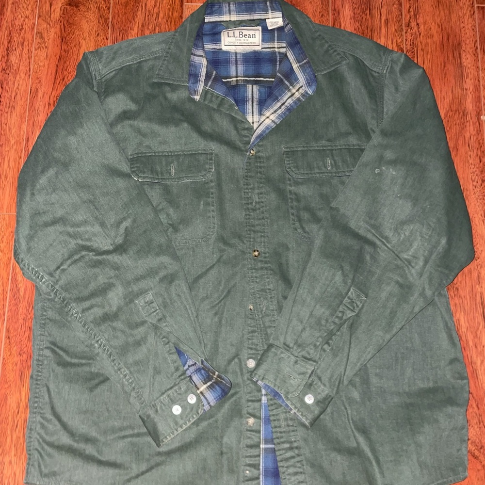 VINTAGE L.L BEAN INSULATED LS JACKET SIZE L